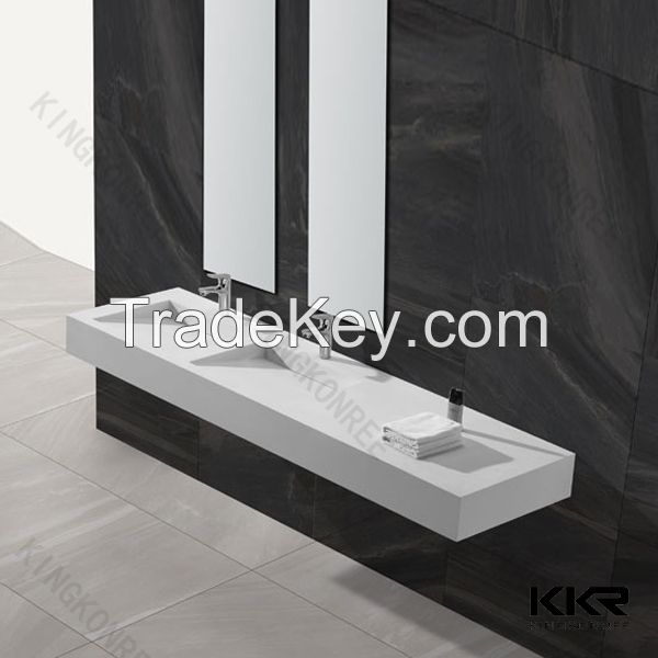 Acrylic solid surface bathroom basin