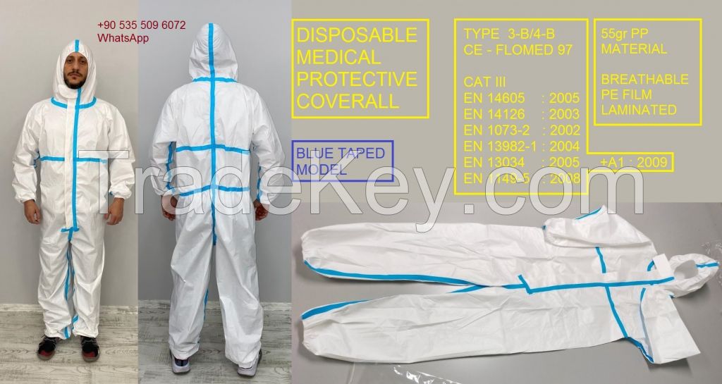 COVERALL / DISPOSABLE  MEDICAL  SUITES