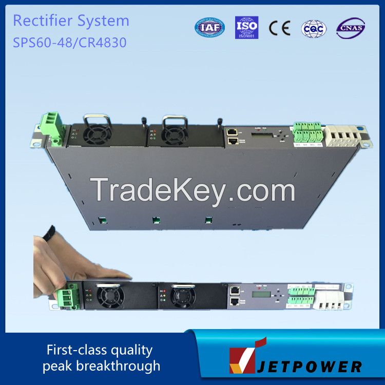 Rectifier System 220VAC/48VDC 60A Switching Power Supply  Subrack 1U