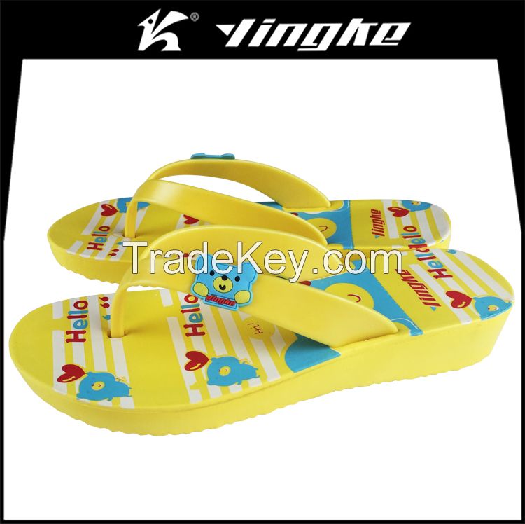 Summer garden custom logo eva cheap slippers flip flops 2017 for woman