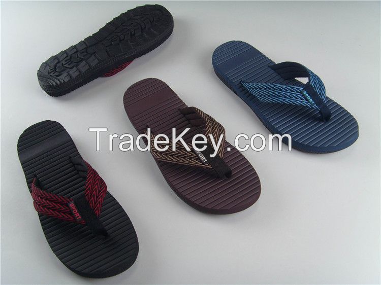 New custom various colors prinitng soft eva waterproof beach slippers flip flop men