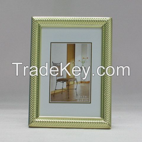 Antique brass photo frame