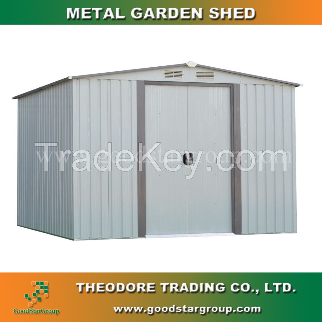 Metal Garden Shed 6x8 ft for outdoor storage shed kits steel shed metal building garden furniture