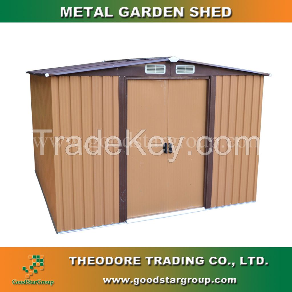 Metal Garden Shed 6x8 ft for outdoor storage shed kits steel shed metal building garden furniture