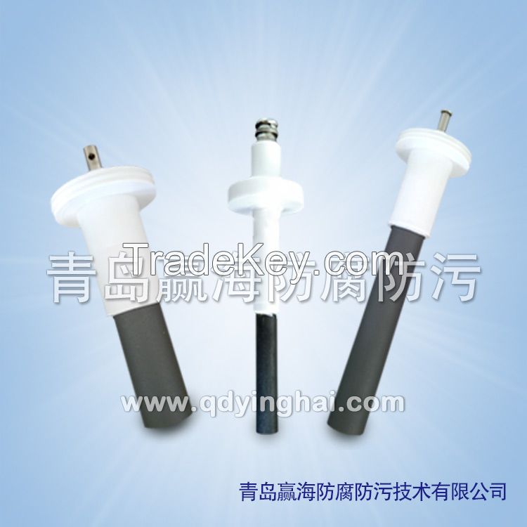 Precious metal oxide anode tube