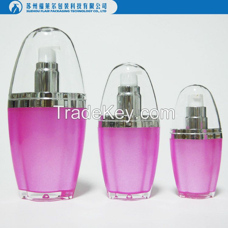 Acrylic cosmetic luxury lotion bottle