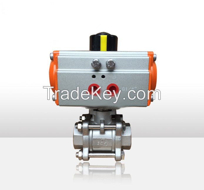 ball valve rack and pinion pneumatic actuator