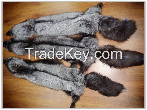 Silver fox furs from LEOSKIN FURS