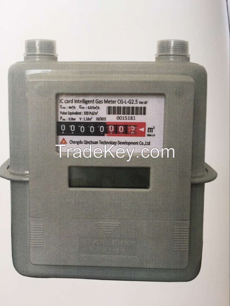 Unique IC Card Intelligent Gas Meter Equipment