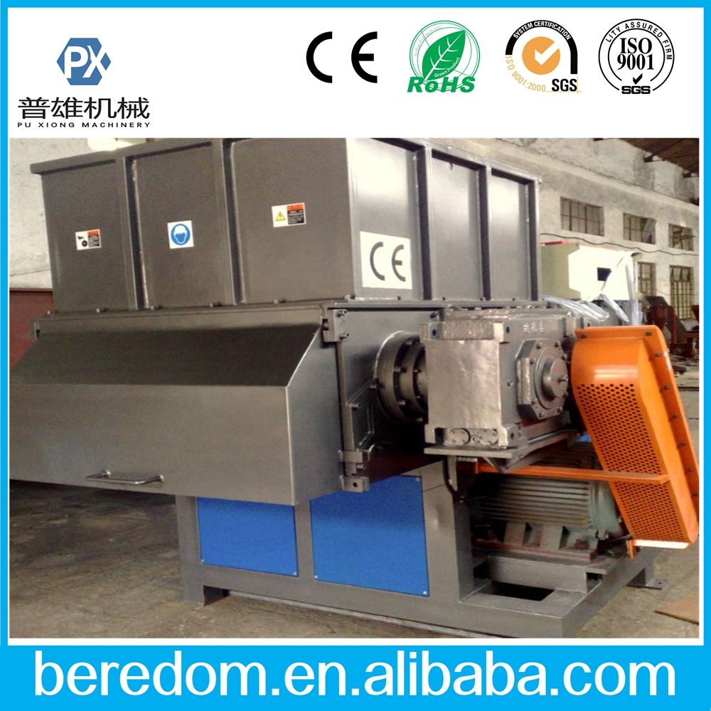 Plastic shredder machine