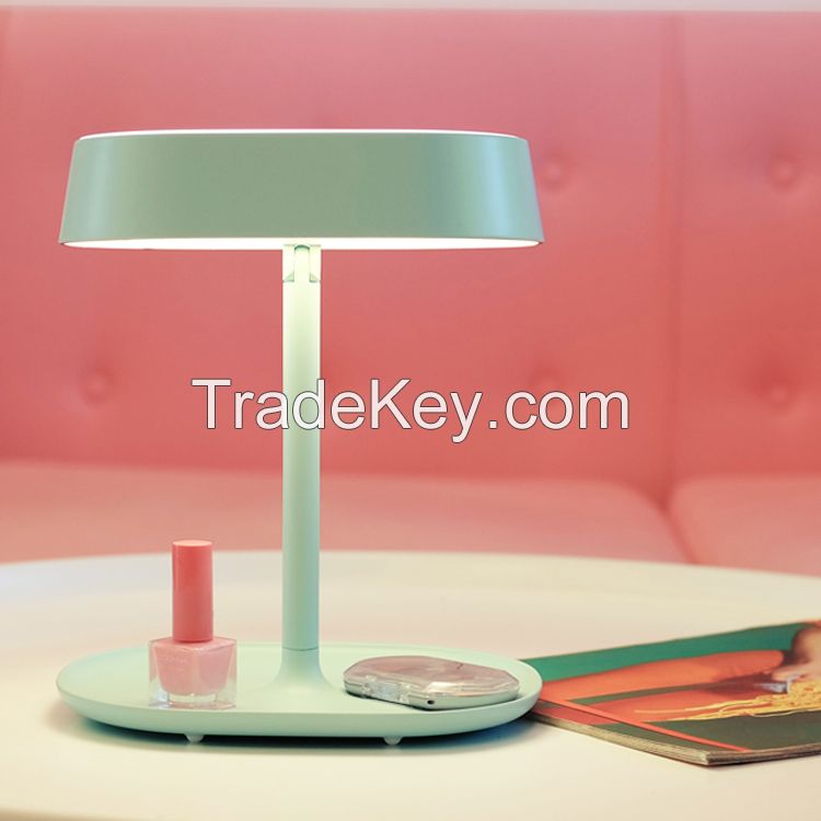 Flexible dimmable and rechargeable comestic mirro desk lamps led delicate rotation