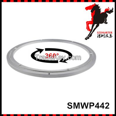 High Quality 17.4inch Low-Noise Aluminum Lazy Susan Bearing, Swivel Plate, Turntables, Load Capacity 180kgs, Silver Color