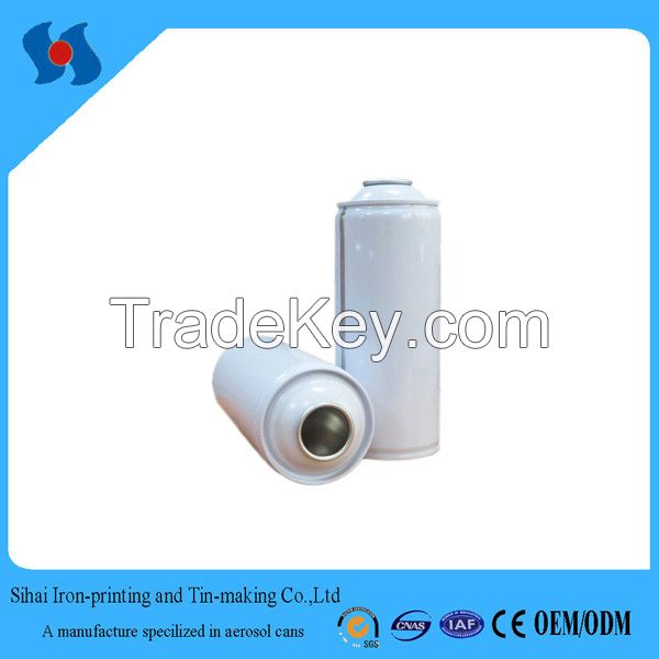 Diam.65mm Empty White Coating Aerosol Spray Tin Can