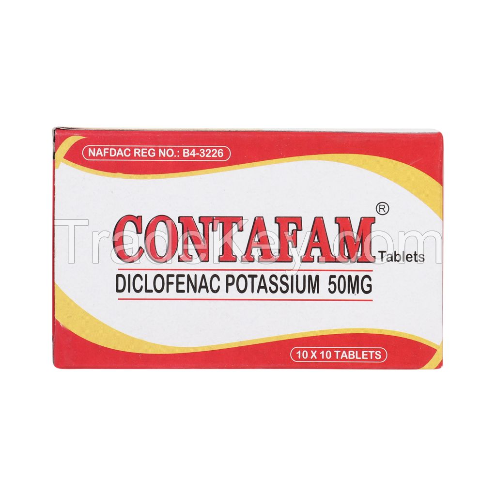 Contafam (Diclofenac Potassium 50 mg)