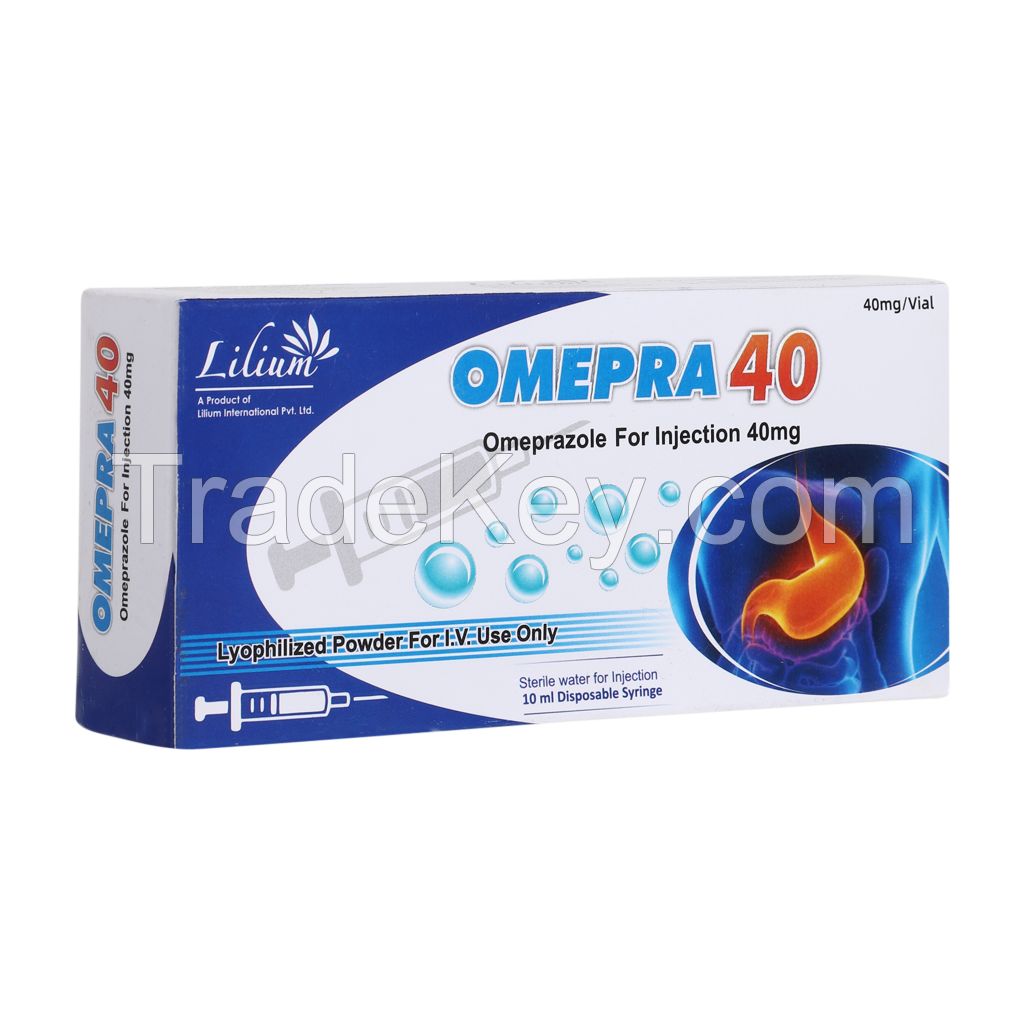 Omepra 40 (Omeprazole for injection 40 mg)