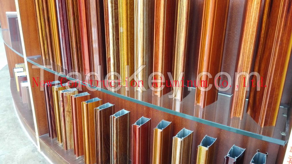 Wood Grain Aluminum Profiles Available