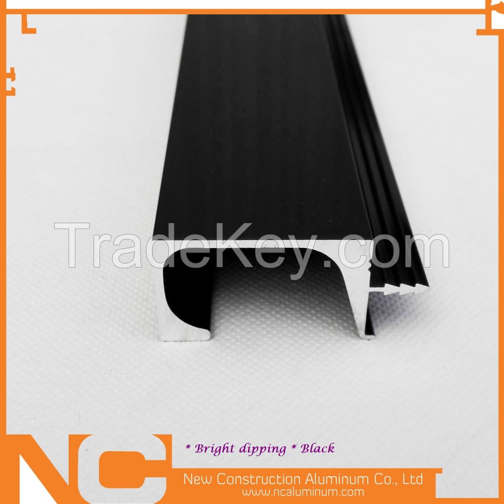 Bright dipping aluminum profile