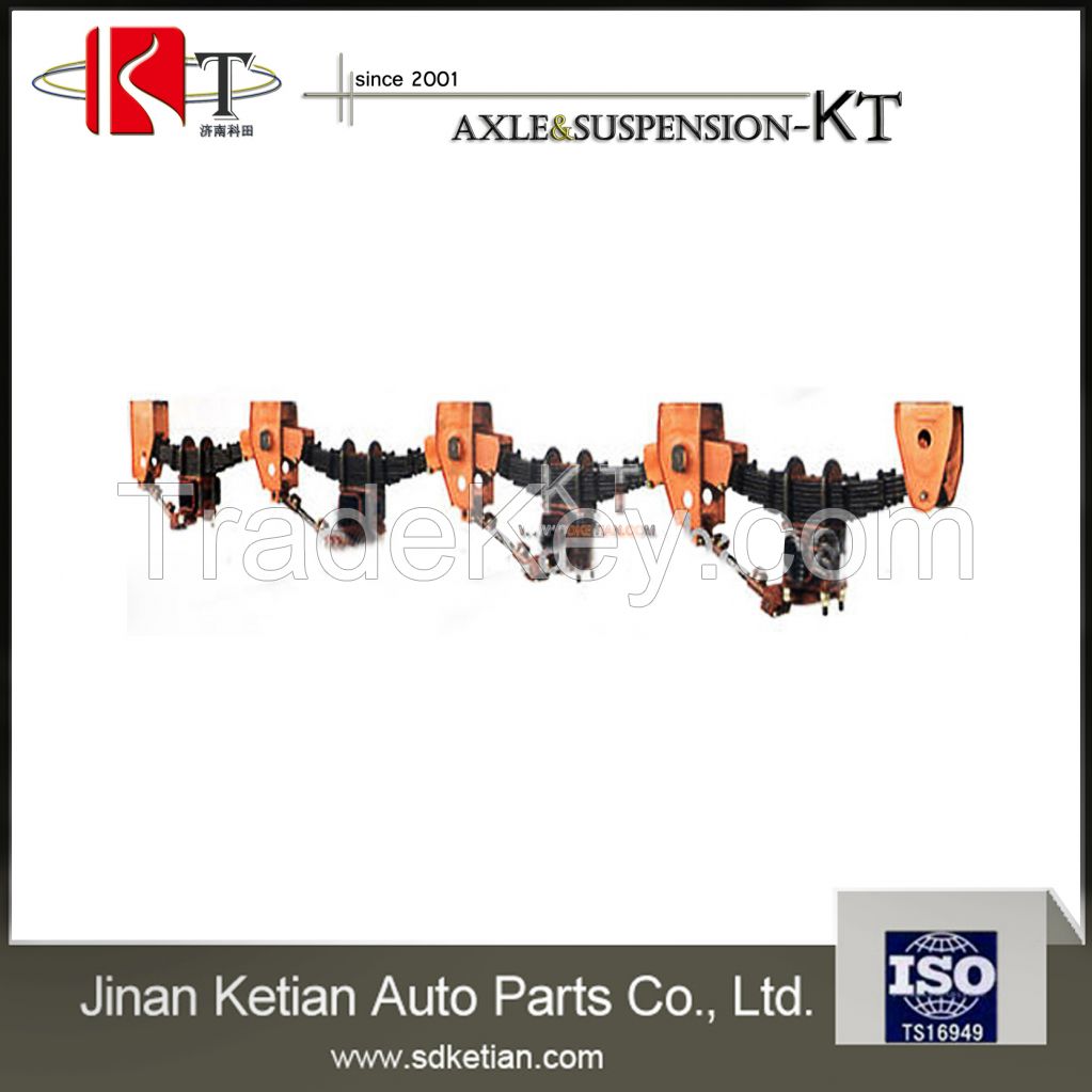 16 ton american type tandem axle suspension