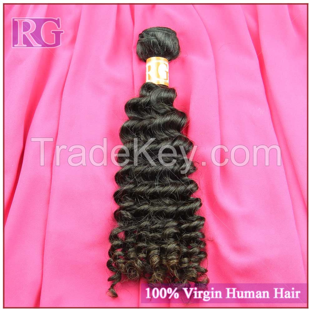 Brazilian Deep Wave 8inch -30inch Deep Curl Hair Bundles RG VIRGIN HAIR