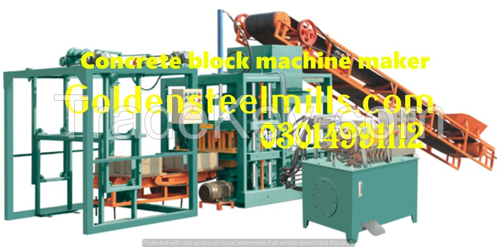 Fully automatic tuff tile block making machine maker in pakistan 