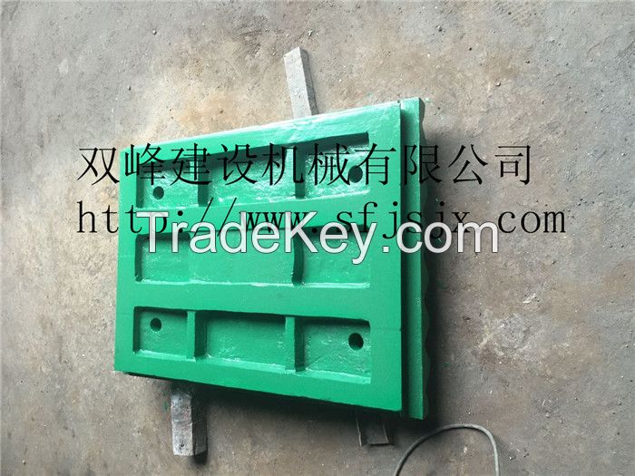 C80 Swing/Fixed Jaw Plate for Jaw Crusher High Manganese Steel Casting