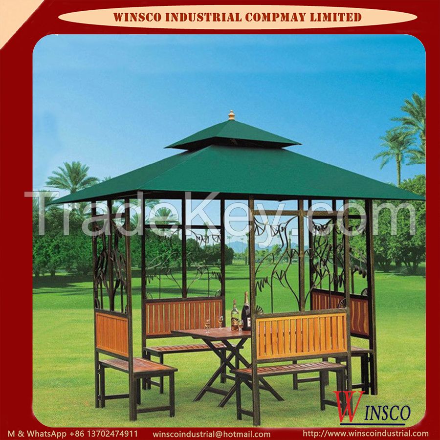 Square Double Tops Outdoor Pavilion D-1005