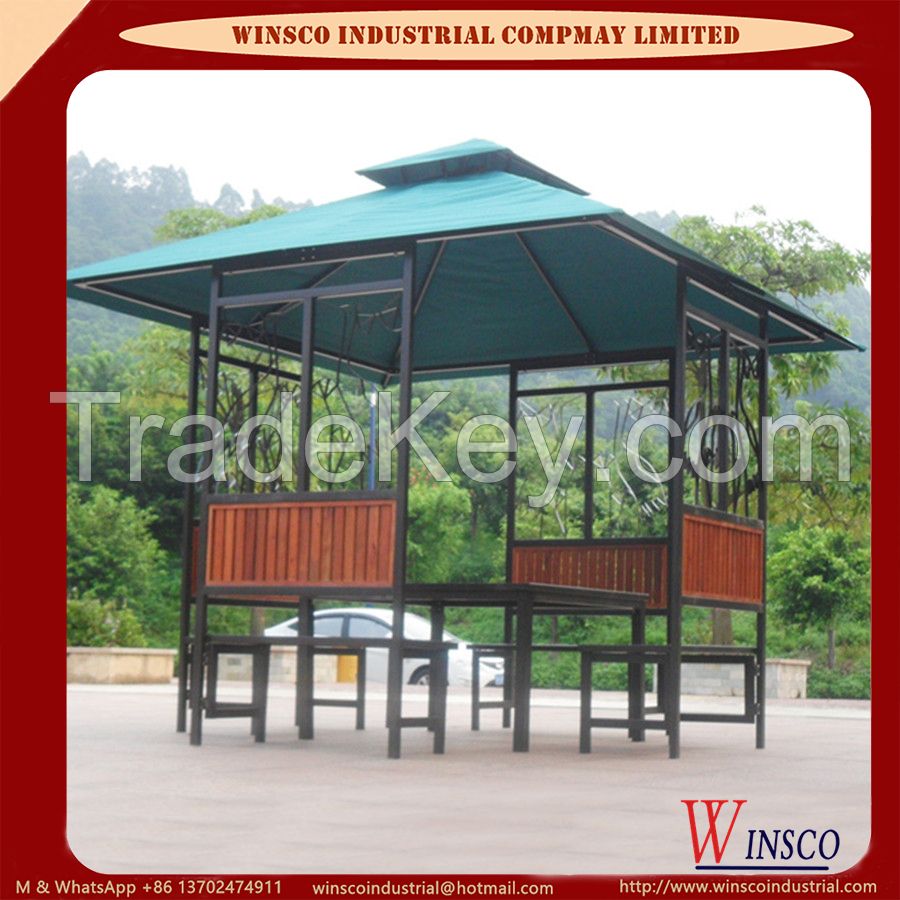 Square Double Tops Outdoor Pavilion D-1005