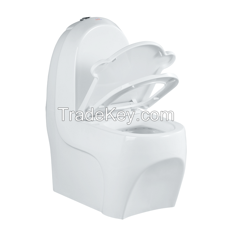 small size cute colored design one-piece kids baby toilets for preschool children