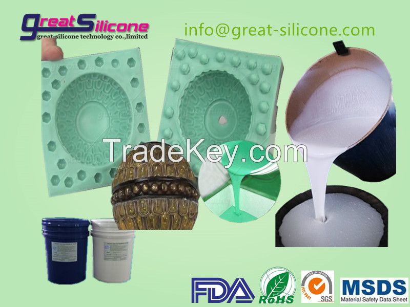 GS-C30 tin cure mould making liquid silicone rubber for polyurethane casting    