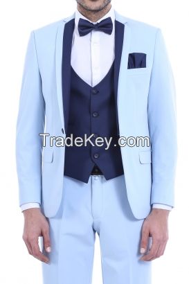 3 pieces vested tuxedo