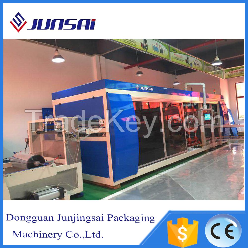 Automatic plastic disposable food container making machine