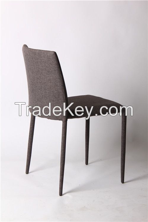convenient stackable fabric dining chair EGC-2006