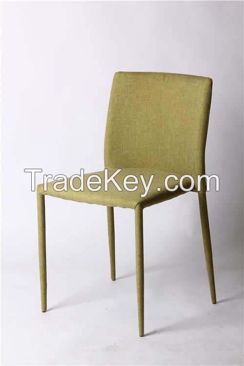 convenient stackable fabric dining chair EGC-2006