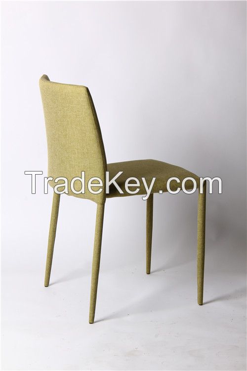 convenient stackable fabric dining chair EGC-2006
