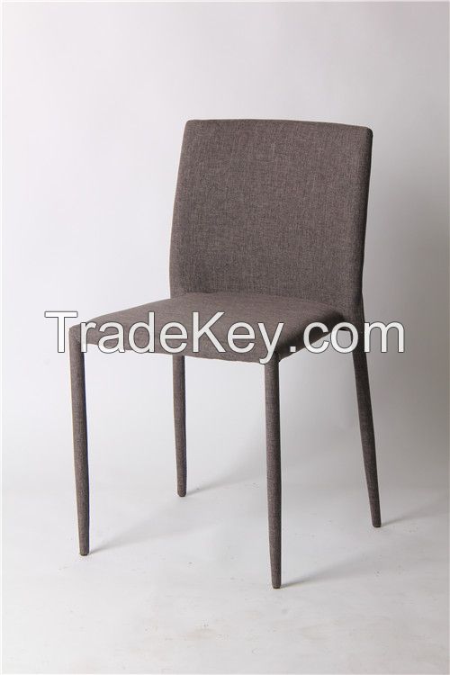 convenient stackable fabric dining chair EGC-2006