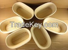 Oblong Banneton Basket, Proofing basket, rattan banneton basket