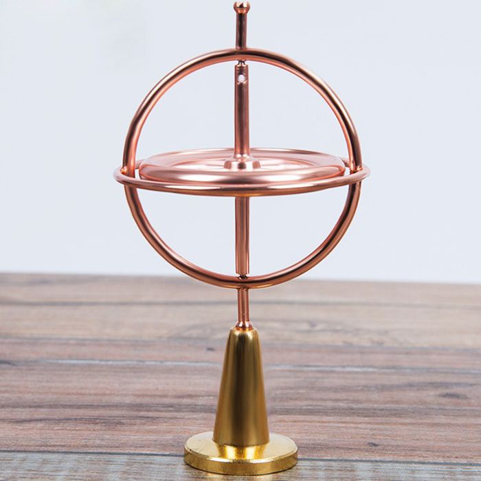 Metal gyroscope toys for children Magic spinner gyro for classic traditional science educational learning balance gift 