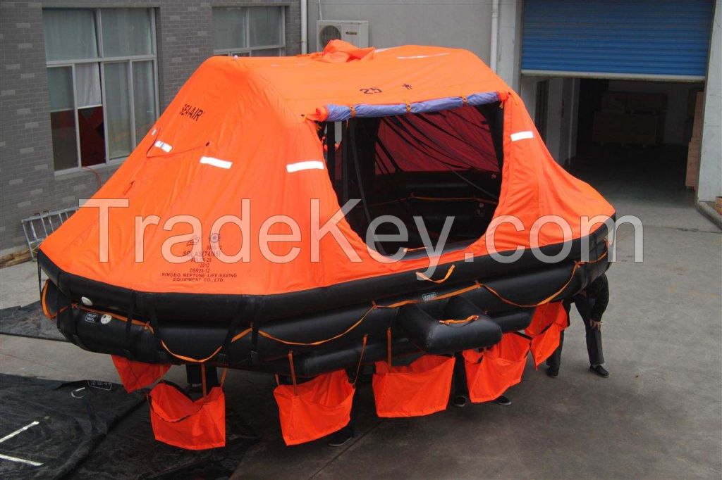 25 Persons Marine Inflatable Life Raft