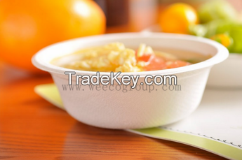 Disposable Sugarcane Pulp Paper Bowl