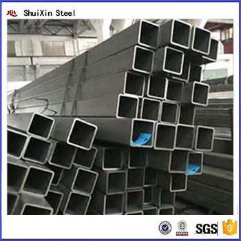 Factory price DIN hot rolled square tube 200 100 steel tube construction