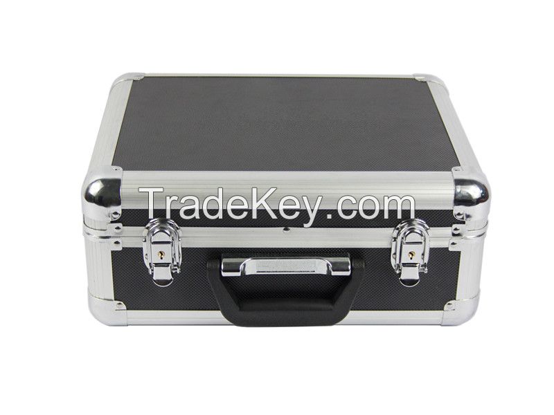 Hard tool carrying case storage box aluminum briefcase tool case JH537