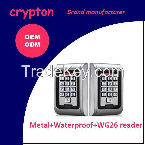 RFID door access control system waterproof SS digital keypads