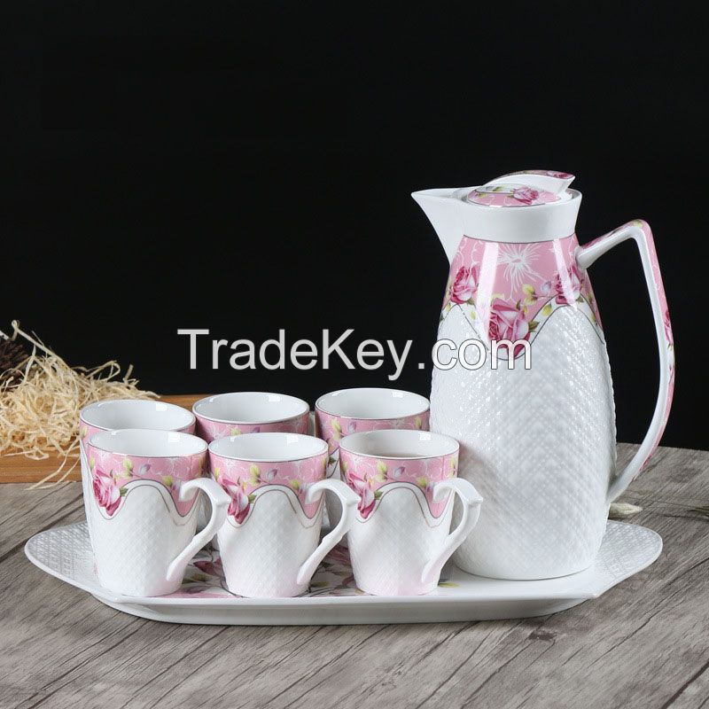 European Style China Bone Water Kettles Set