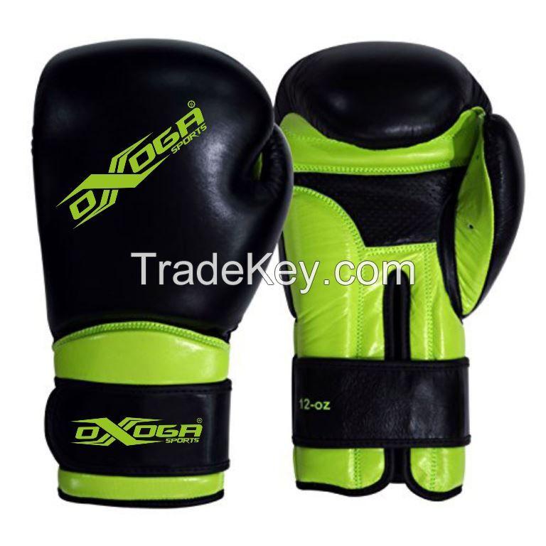 Pro Boxing Gloves made with high grade leather, muay thai gloves