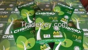 Chamex Purpose Copy Paper A4 80GSM Pulp Office Double A White A4 Copy Paper 80 GSM (210mm X 