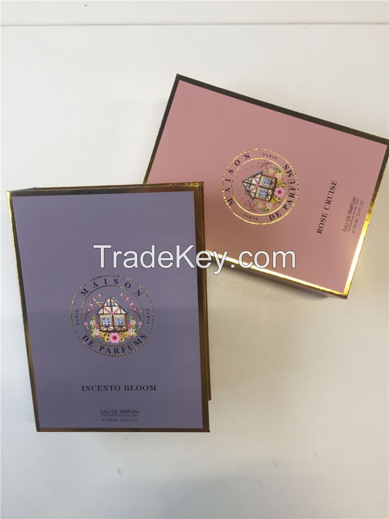 Factory for customized perfume paper packaging