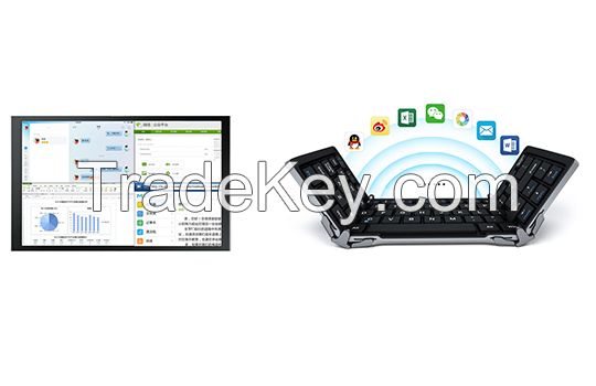 Wireless Bluetooth Universal Pocket Folding Keyboard