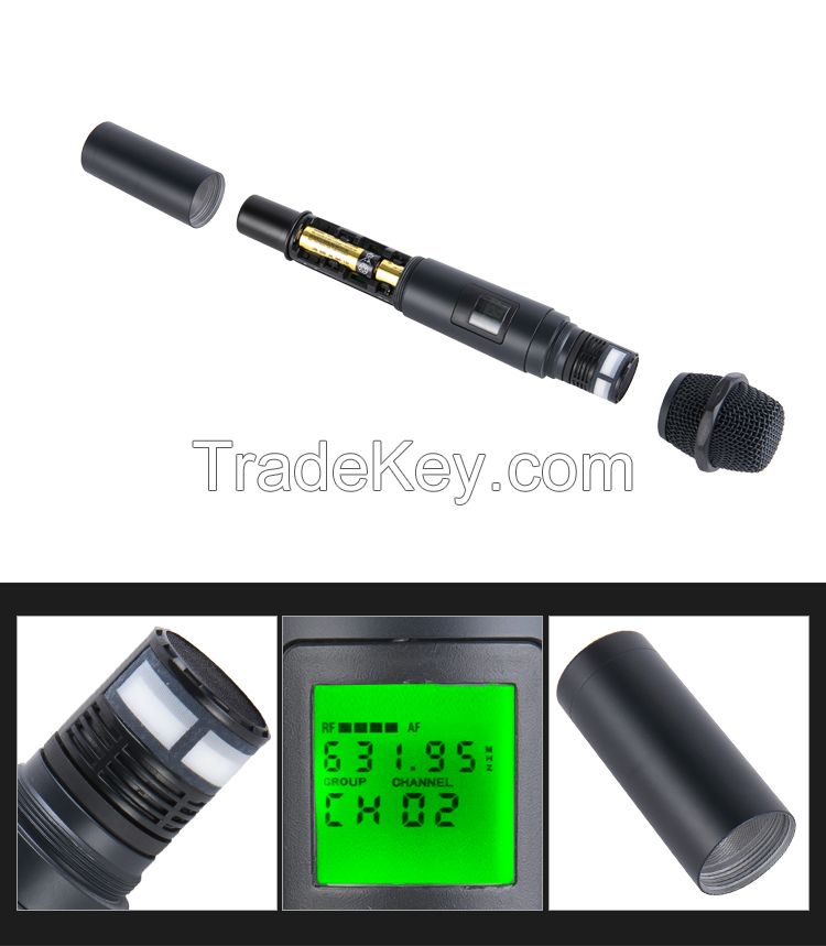 Promoting Professional UHF Handheld wireless microphone for KTV