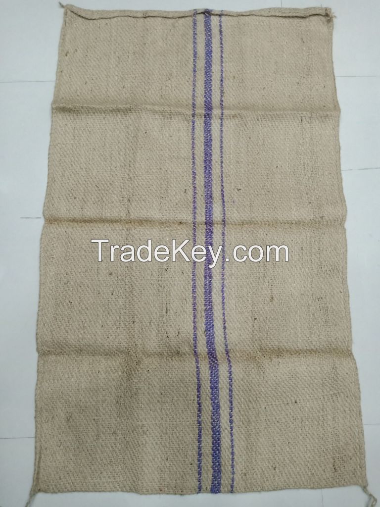 coffee packaging Jute Bag/ food packing jute bag screen printing Custom large jute hessian packaging bags 