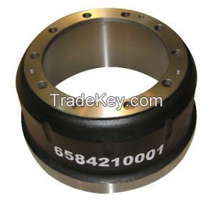 Brake drum iron casting for auto truck trailer